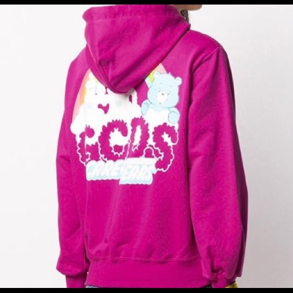 GCDS Care Bears Hoodie Sweater Pink Medium - Picture 2 of 7